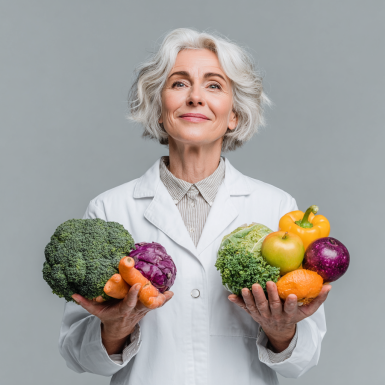 Літня пара готує разом здорову їжу